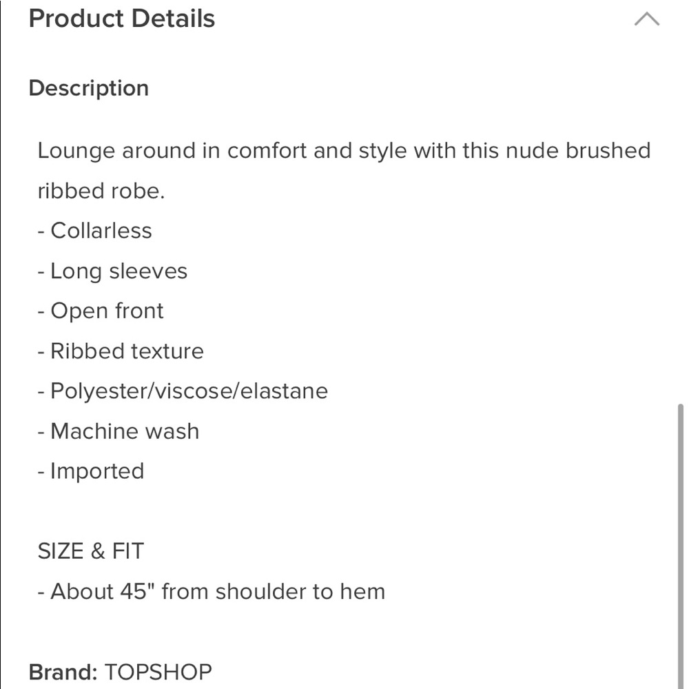 Topshop Ribbed Robe - Picture 4 of 5